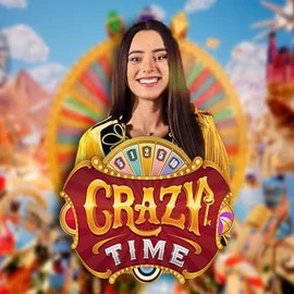 Crazy Time game by Evolution – logo hosted on Lucky Block Casino