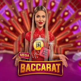 Live Casino logo of Mega Baccarat from Pragmatic Play at Lucky Block Casino