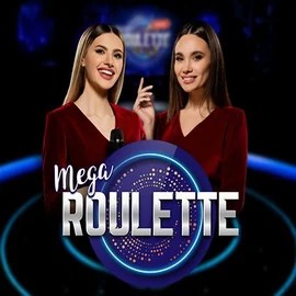 Mega Roulette online game logo by Pragmatic Play on lucky-block-casino.nl